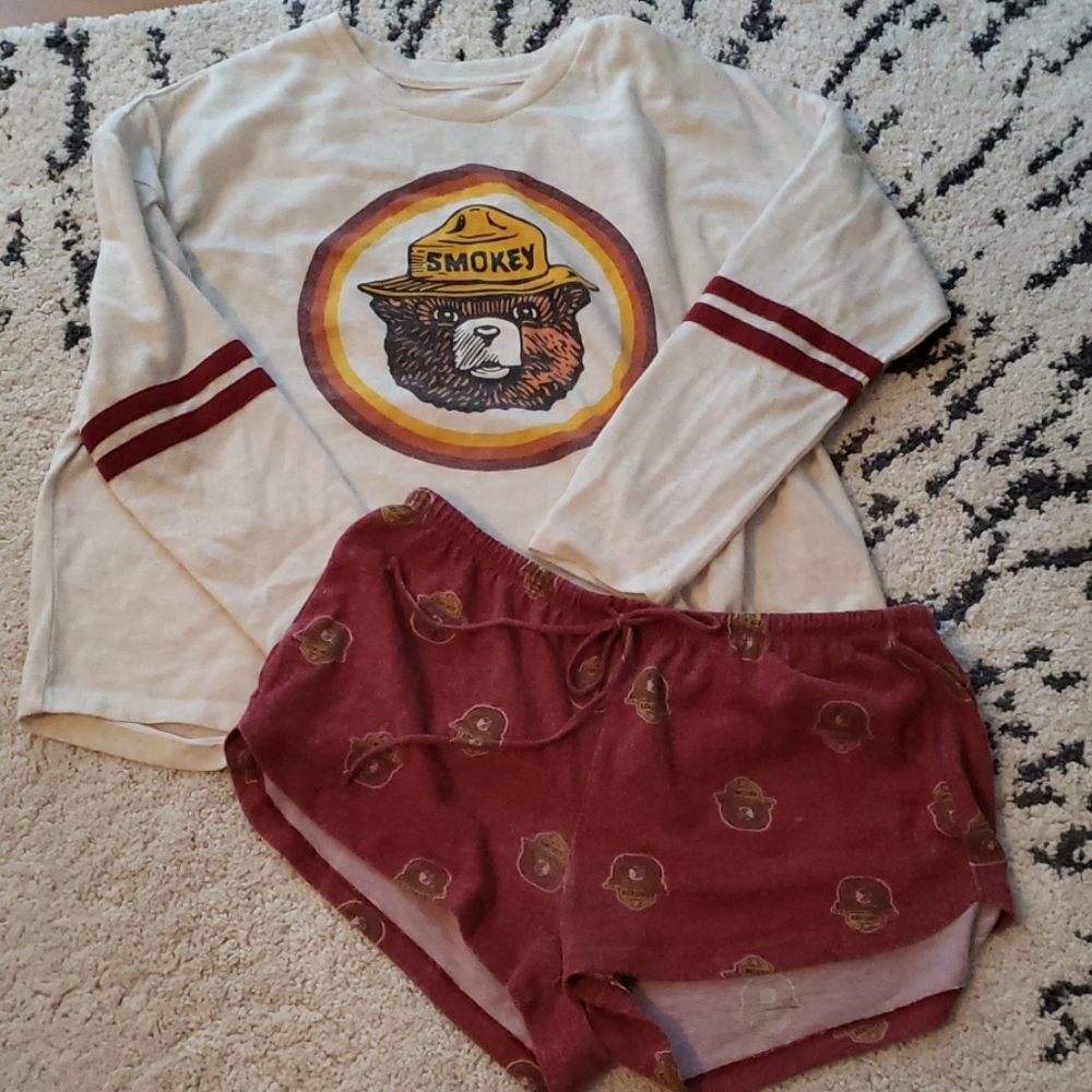 Smokey the Bear PJ Set